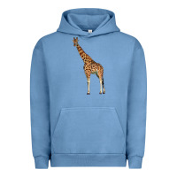 Pigment Pebble Blue giraffe Urban Hoodie - LillyAllenDesigns