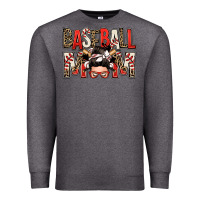 Charcoal Heather baseball mom messy bun Premium Sweatshirt - Zillion Design Studio