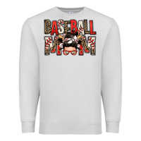 Dove Grey baseball mom messy bun Premium Sweatshirt - Zillion Design Studio