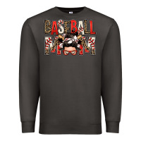 Smoke baseball mom messy bun Premium Sweatshirt - Zillion Design Studio