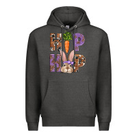 Charcoal Heather Easter hiphop Premium Hoodie - AdoDesignShop