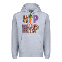 Heather Grey Easter hiphop Premium Hoodie - AdoDesignShop