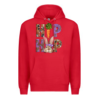 Red Easter hiphop Premium Hoodie - AdoDesignShop