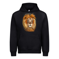 Black Lion Head Urban Hoodie - LillyAllenDesigns