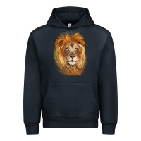 Navy Lion Head Urban Hoodie - LillyAllenDesigns