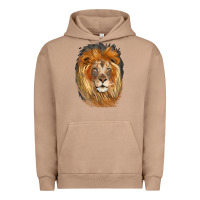 Pigment Burro Lion Head Urban Hoodie - LillyAllenDesigns