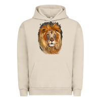 Pigment French Oak Lion Head Urban Hoodie - LillyAllenDesigns