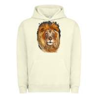 Pigment Pistachio Lion Head Urban Hoodie - LillyAllenDesigns