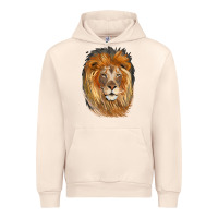 Sandshell Lion Head Urban Hoodie - LillyAllenDesigns