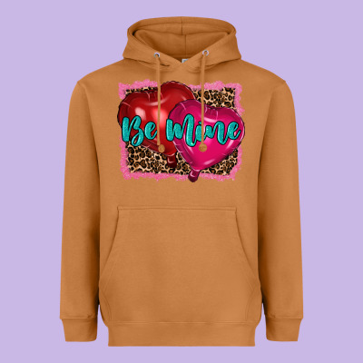 Valentine's Day Be Mine Heavyweight Hoodie Designed By Ranaportraitstore