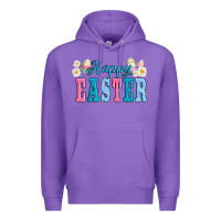 Purple happy easter eggs Premium Hoodie - AdoDesignShop