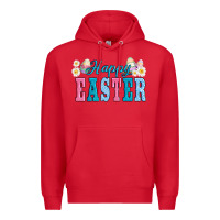 Red happy easter eggs Premium Hoodie - AdoDesignShop