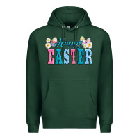 Sports Green happy easter eggs Premium Hoodie - AdoDesignShop