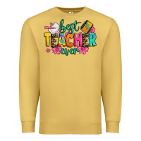 Antique Gold best teacher ever Premium Sweatshirt - Zillion Design Studio
