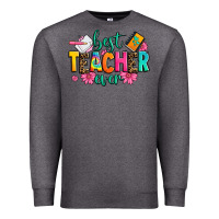 Charcoal Heather best teacher ever Premium Sweatshirt - Zillion Design Studio