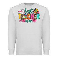 Dove Grey best teacher ever Premium Sweatshirt - Zillion Design Studio