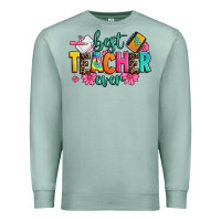 Seafoam best teacher ever Premium Sweatshirt - Zillion Design Studio