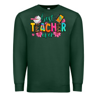 Sports Green best teacher ever Premium Sweatshirt - Zillion Design Studio