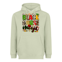 Matcha black nurse magic Heavyweight Hoodie - Zillion Design Studio