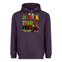 Plum black nurse magic Heavyweight Hoodie - Zillion Design Studio