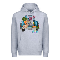 Easter Truck With Gnome And Rabbit Premium Hoodie | Teevron