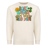 Sandshell boat waves sun rays lake days Premium Sweatshirt - Zillion Design Studio