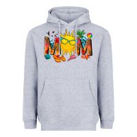 Heather Grey summer mom Heavyweight Hoodie - texasbilliewilder
