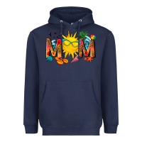 Navy summer mom Heavyweight Hoodie - texasbilliewilder