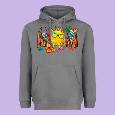 Summer Mom Heavyweight Hoodie Designed By Texasbilliewilder