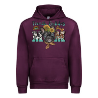 Mauve Wine french bulldog mom Urban Hoodie - BarkalooDesign