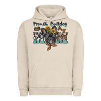 Pigment French Oak french bulldog mom Urban Hoodie - BarkalooDesign
