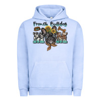 Pigment Grape Ice french bulldog mom Urban Hoodie - BarkalooDesign