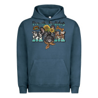 Pigment Midnight Navy french bulldog mom Urban Hoodie - BarkalooDesign