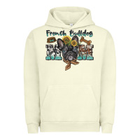 Pigment Pistachio french bulldog mom Urban Hoodie - BarkalooDesign
