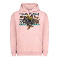 Pigment Salmon french bulldog mom Urban Hoodie - BarkalooDesign