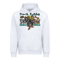 White french bulldog mom Urban Hoodie - BarkalooDesign