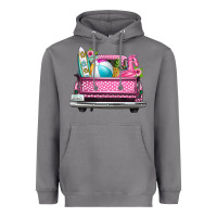 Storm summer pink truck beach Heavyweight Hoodie - texasbilliewilder