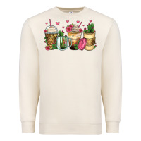Sandshell cactus coffee cups Premium Sweatshirt - Zillion Design Studio