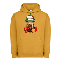 Pigment Peanut Butter Christmas vacation trapper hat coffee cup Urban Hoodie - Jasminsmagicworld