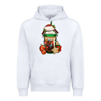 White Christmas vacation trapper hat coffee cup Urban Hoodie - Jasminsmagicworld