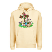 Pina Colada religious easter bunny cross Premium Hoodie - AdoDesignShop