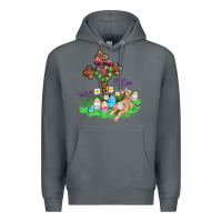 Rock religious easter bunny cross Premium Hoodie - AdoDesignShop
