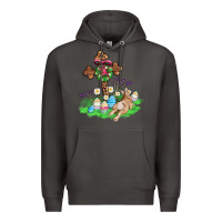 Smoke religious easter bunny cross Premium Hoodie - AdoDesignShop