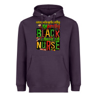 Plum unapologetically pretty black and educated nurse Heavyweight Hoodie - Zillion Design Studio