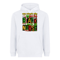 White unapologetically pretty black and educated nurse Heavyweight Hoodie - Zillion Design Studio