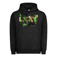 Pigment Black st. patricks day very lucky cma Urban Hoodie - BarkalooDesign