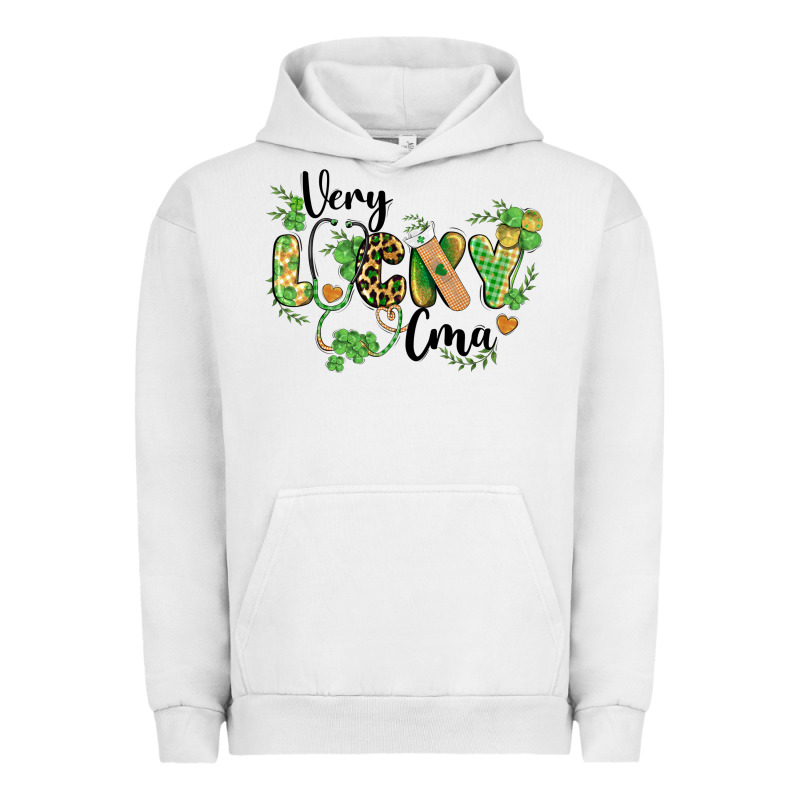 St. Patricks Day Very Lucky Cma Urban Hoodie by BarkalooDesign | Teevron