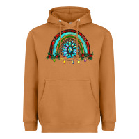Meerkat gemstone christmas rainbow Heavyweight Hoodie - RanaPortraitStore