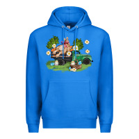 True Royal easter truck with bunny Premium Hoodie - AdoDesignShop