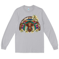 Moon Dust scottish calf rainbow Long Sleeve Tee - BarkalooDesign